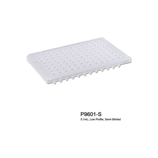 Mtc Bio MTC Bio PureAmp PCR Plate For 0.1 ml Tube, 96 Place, Semi Skirted, 50 Pack P9601-S - main